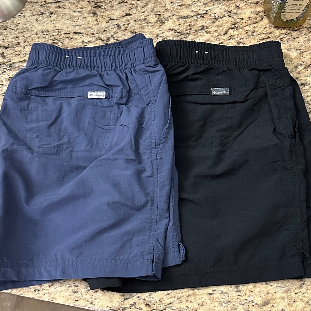 Columbia Athletic Shorts in Navy and Black